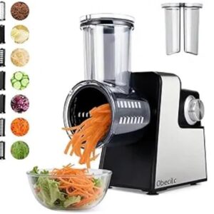 Elektrische Edelstahl-Käsereibe – automatische Küchenreibe für Käse, Gemüse und Snacks