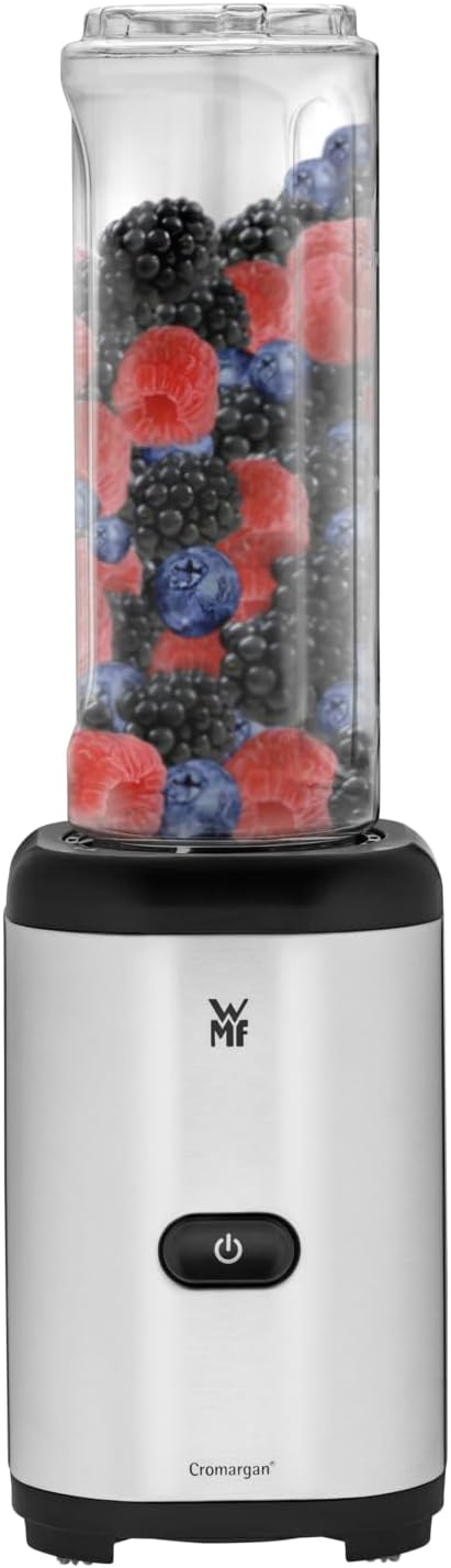 WMF Mix & Go Mini Smoothie Maker – kompakter Standmixer WMF Kult X Mix & Go Mini Smoothie Maker mit 0,6 L Tritan-Flasche
