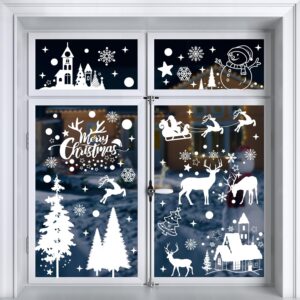 moxled fensterbilder weihnachten – selbstklebend & wiederverwendbar